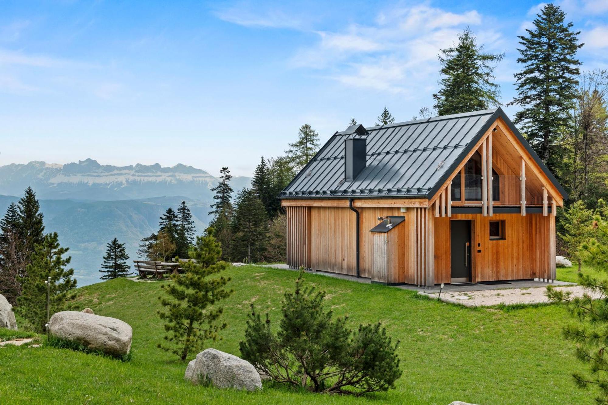 New Opening "Sissi Chalets" - Unique Luxury Hideaway With Mountain View & Sauna Mendola Exteriér fotografie